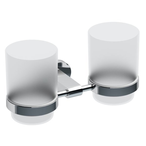 Стакан для зубных щеток Ravak Chrome CR 220.00 двойной, хром (X07P189) X07P189