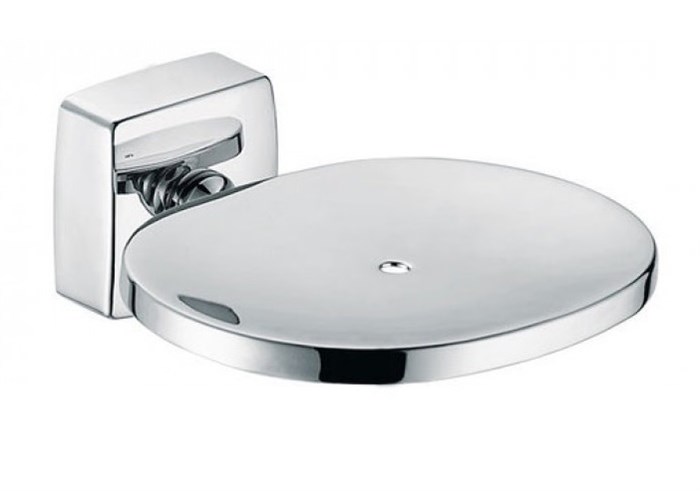 Мыльница литая Fixsen Kvadro, хром (FX-61308A) FX-61308A