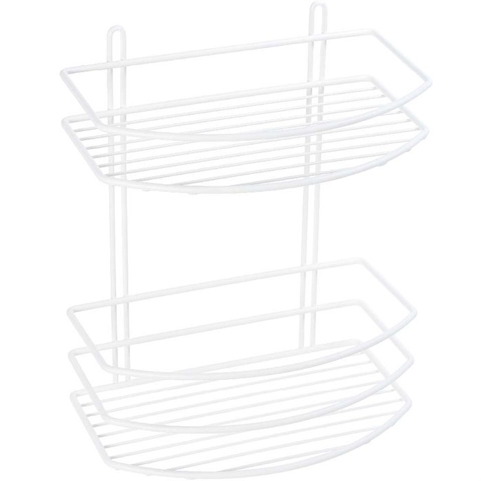 Полка корзина Fixsen, двухэтажная, белая (FX-720W-2) FX-720W-2