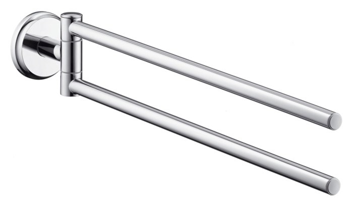 Полотенцедержатель Hansgrohe Logis Classic двухрожковый, хром (41612000) 41612000