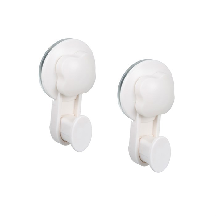 Крючок одинарный Fixsen Grampus (2 шт.), белый (GR-7080) GR-7080