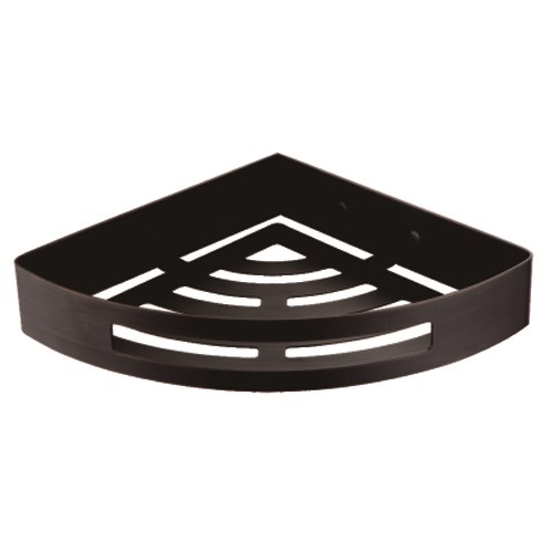 Полка угловая AZARIO одноэтажная, черная матовая (AZ-160B) AZ-160B