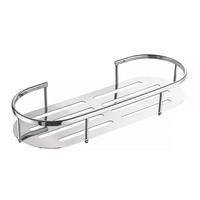 Полка Azario одноэтажная, хром (AZ-837) AZ-837