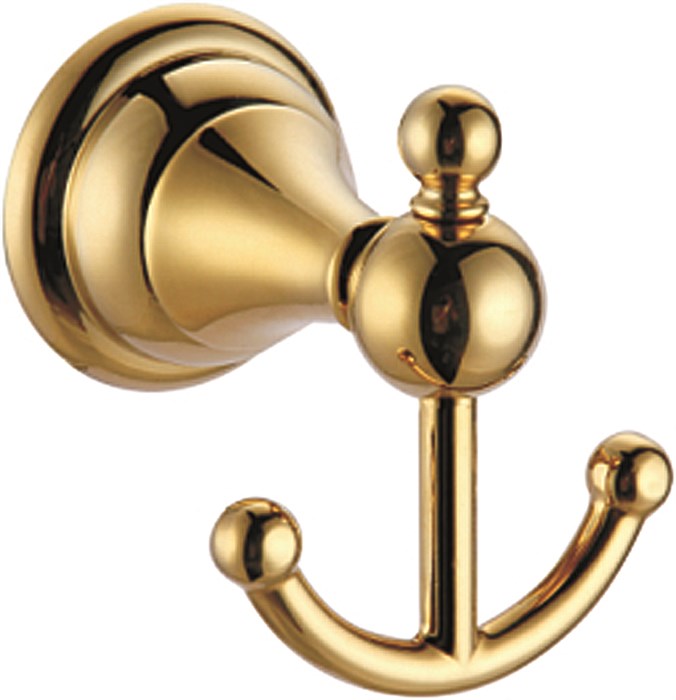 ELVIA Крючок двойной, золото AZ-91105G