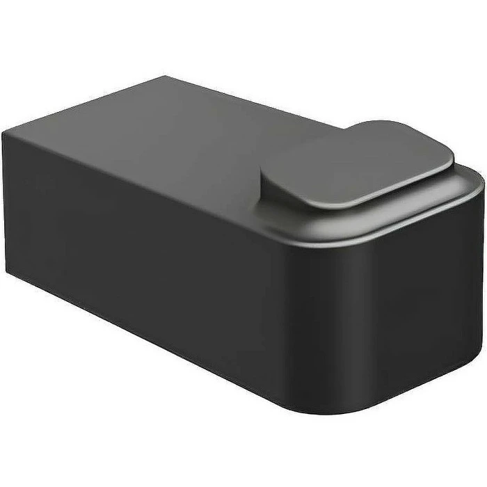 TD 110.20 Крючок одинарный, черный X07P555