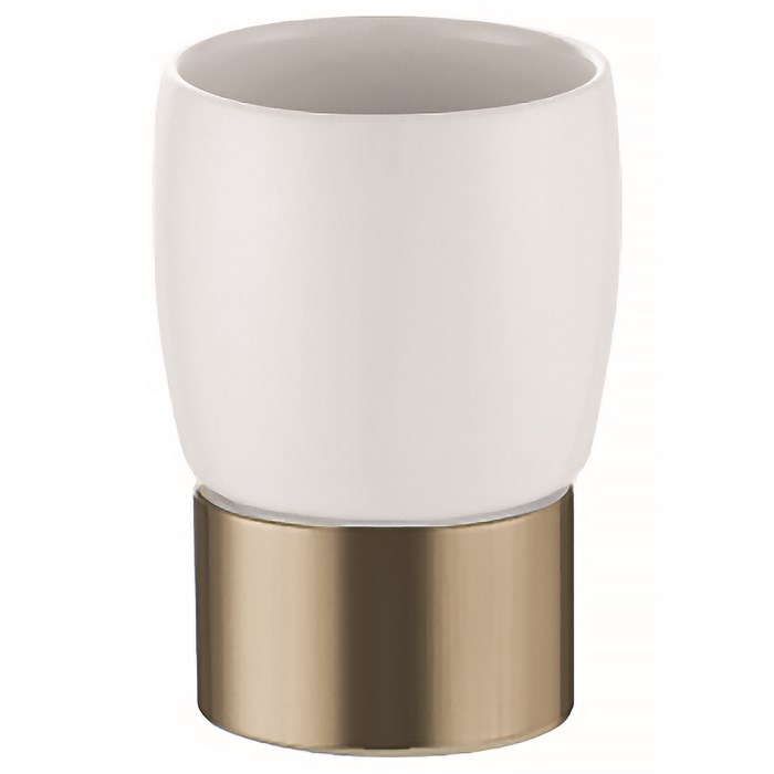 Стакан керамический Azario ELVIA  настольный, бронза (AZ-126-A) AZ-126-A