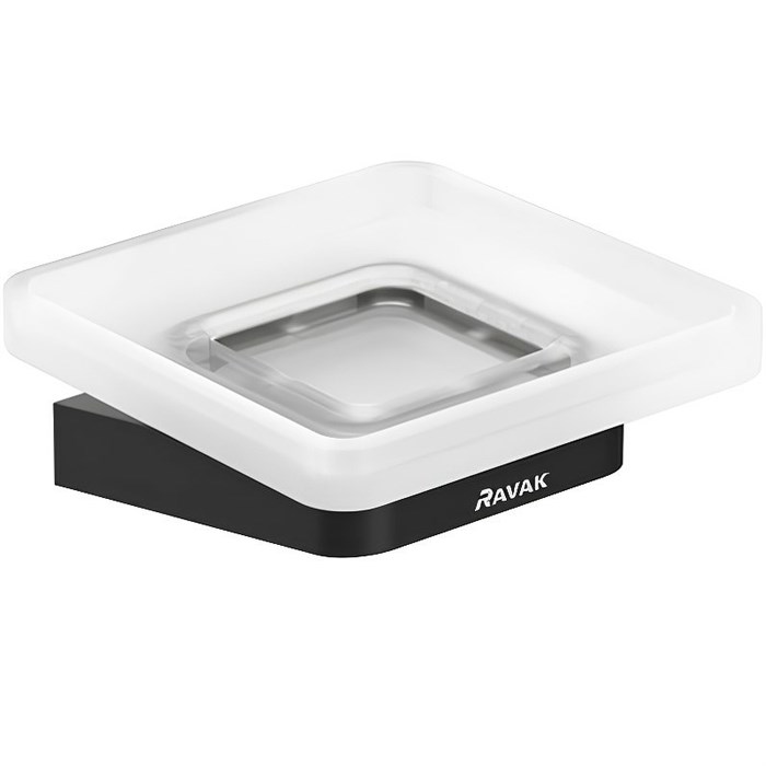 Мыльница Ravak 10° черная матовая (X07P556) X07P556