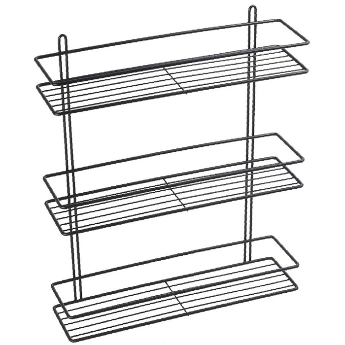 Полка корзина Fixsen трехэтажная, черный (FX-730B-3) FX-730B-3