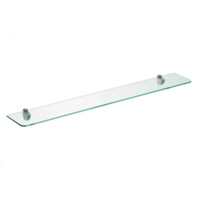 Стеклянная полка Aquaton Ария 80, 80*12*0,6см, хром (1A144603AA010) 1A144603AA010