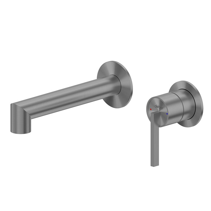 Смеситель ABBER Perfekte 316 AF8A12BGG скрытый монтаж для раковины, оружейная сталь брашированная AF8A12BGG