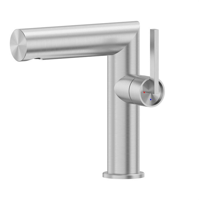 Смеситель ABBER Perfekte 316 AF8A10BST для раковины, брашированная сталь AF8A10BST