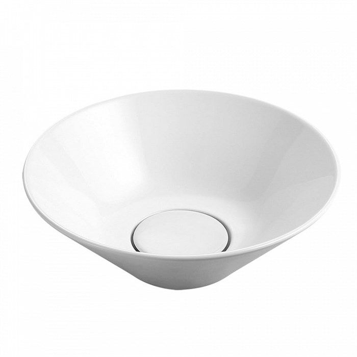 Раковина Teymi D42 artceramic, накладная с керамической крышкой слива, белая T50902 1182167