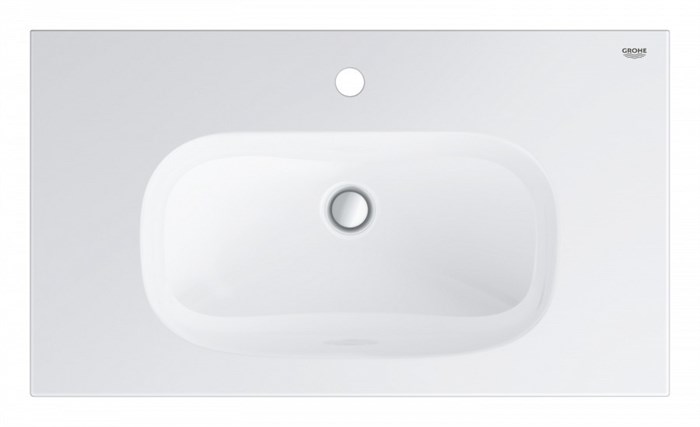 Раковина накладная на столешницу Grohe Euro Ceramic, ширина 80 см, спец покрытие 3958400H 1192853