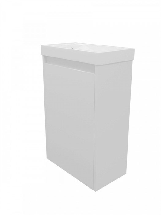 Тумба с раковиной в ванную Teymi Solli 45 подвесная, белая матовая T60209_4640021065907 1204424