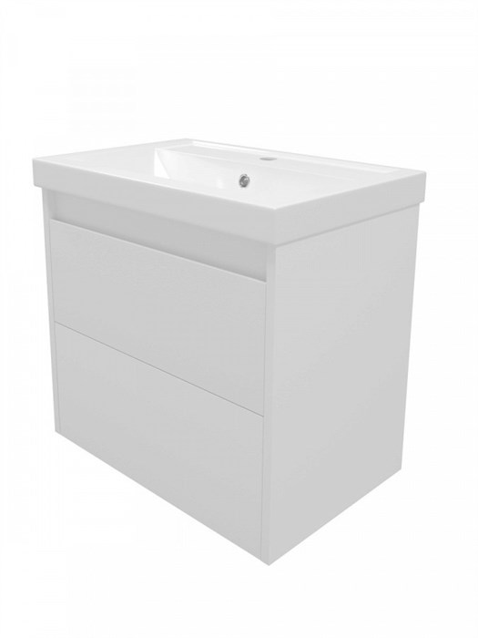 Тумба с раковиной в ванную Teymi Solli 60 подвесная, белая матовая T60211_4640021060773 1204425