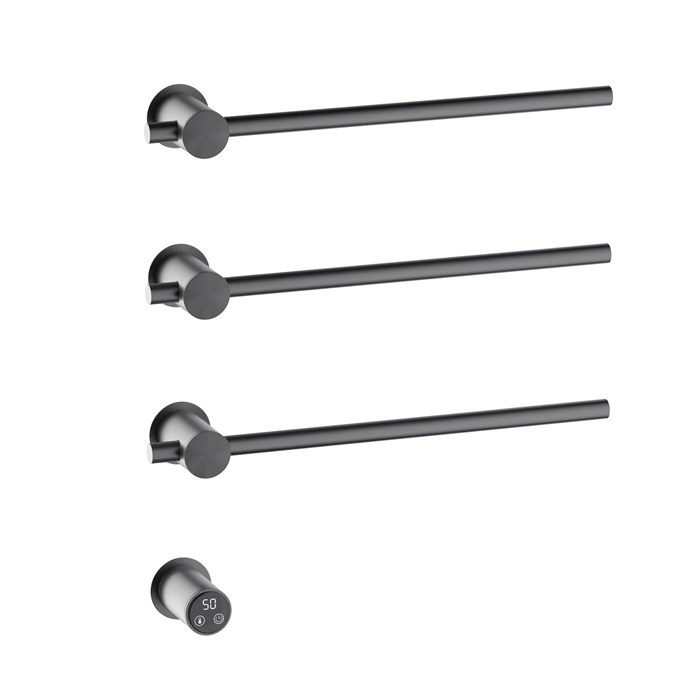 Полотенцесушитель электрический, встроенный Timo Saona черное золото (030/18SM) 030/18SM