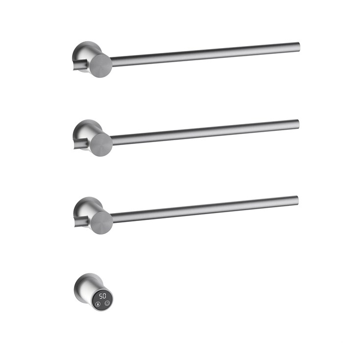 Полотенцесушитель электрический, встроенный Timo Saona никель (030/13SM) 030/13SM