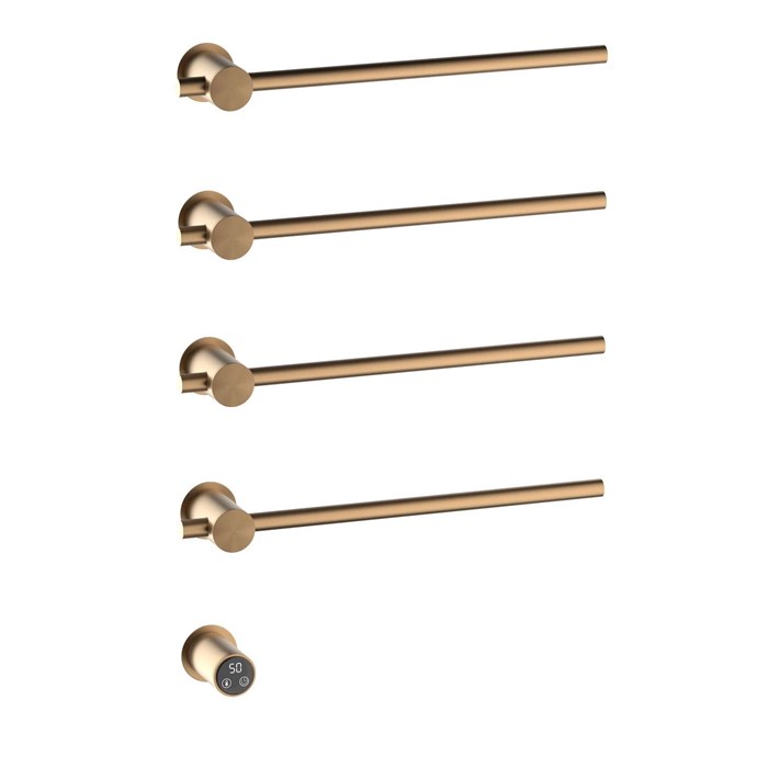 Полотенцесушитель электрический, встроенный Timo Saona розовое золото (040/19SM) 040/19SM