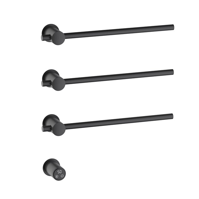 Полотенцесушитель электрический, встроенный Timo Saona черный (030/03SM) 030/03SM