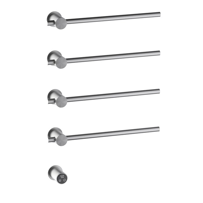 Полотенцесушитель электрический, встроенный Timo Saona никель (040/13SM) 040/13SM