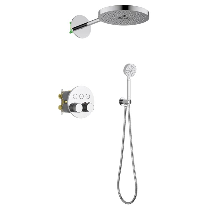 Душевая система встроенная с термостатом Timo Saona хром (SX-2308/00SM) SX-2308/00SM