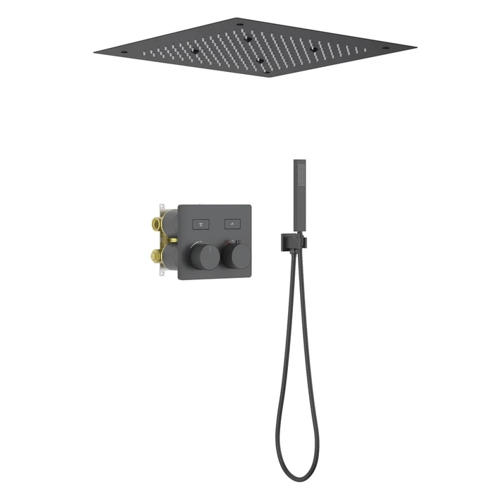 Душевая система встроенная с термостатом Timo Petruma черный (SX-5209/03SM) SX-5209/03SM