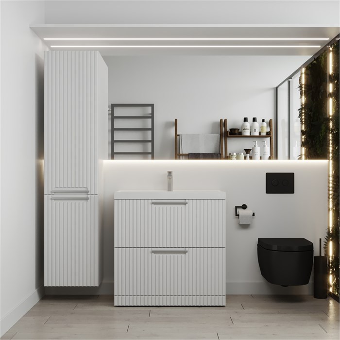 Тумба  с раковиной раковины Bella 60 для ванной комнаты, напольная 62891