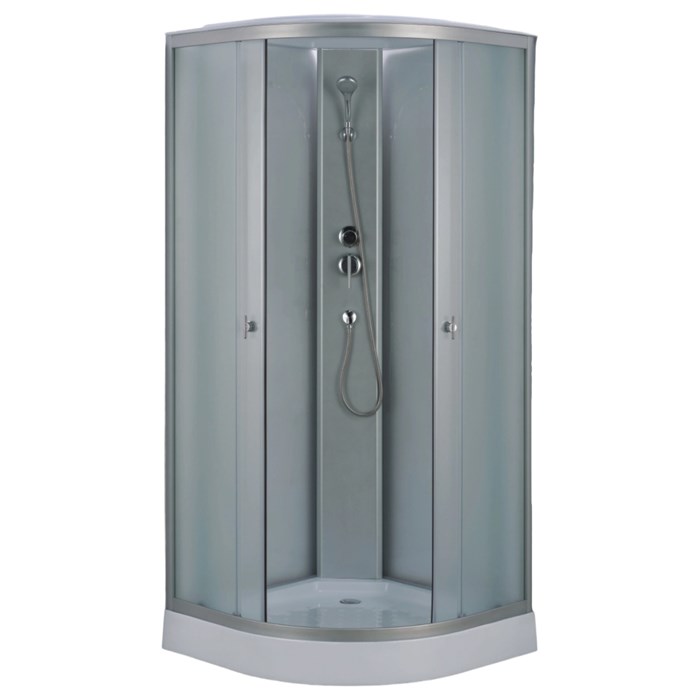 CS-981TM/W-100 Душ. Кабина 980x980x2150 поддон 14 см CS-981TM/W-100