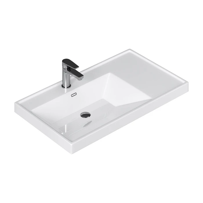 Раковина  9080 TL, встраиваемая, белая, EQUIL 9080 TL