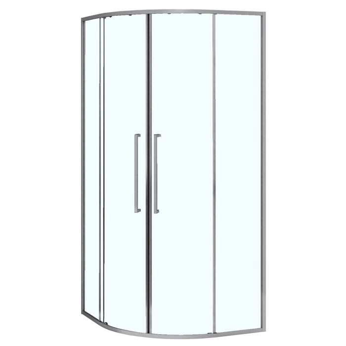 Душевое ограждение Azario SHANGHAI 1000х1000х1950 четверть круга, прозрачное стекло 6 мм, профиль графит матовый (AZ-S43-100-MGR-CL) AZ-S43-100-MGR-CL