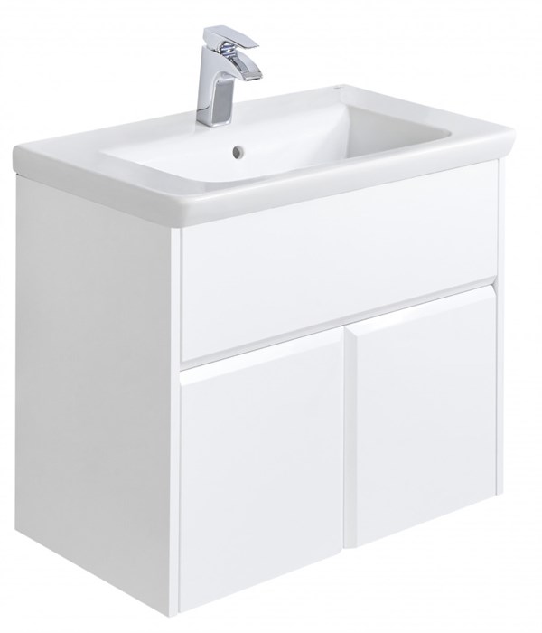 Комплект: Тумба под раковину Roca UP 70 подвесная + раковина THE GAP 70, белый глянец (Z.RU93.1.045.2) Z.RU93.1.045.2