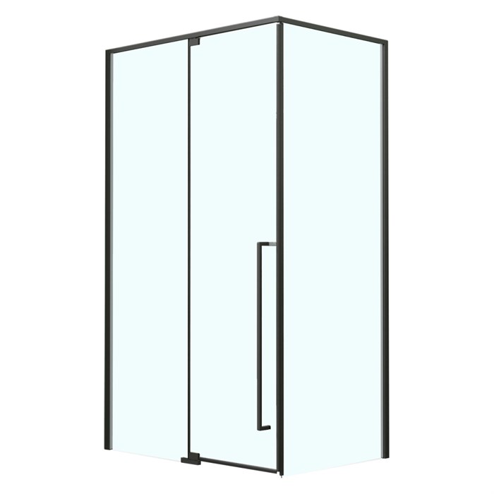 Душевое ограждение Azario MALE 900х900х1950 прозрачное стекло 6 мм, профиль черный матовый (AZ-J50-90-MB-CL) AZ-J50-90-MB-CL