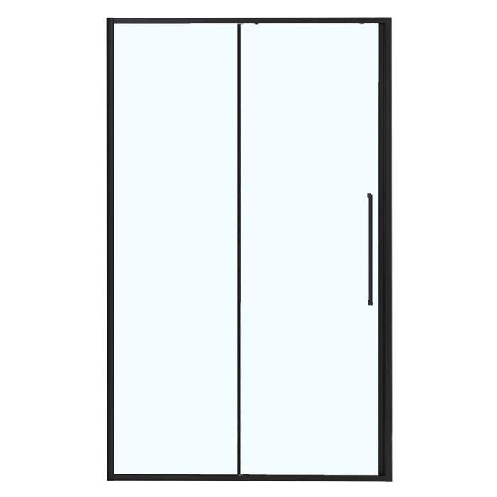 Душевая дверь Azario SHANGHAI 1200х1950 раздвижная, прозрачное стекло 6 мм, профиль черный матовый (AZ-Y43-120-MB-CL) AZ-Y43-120-MB-CL