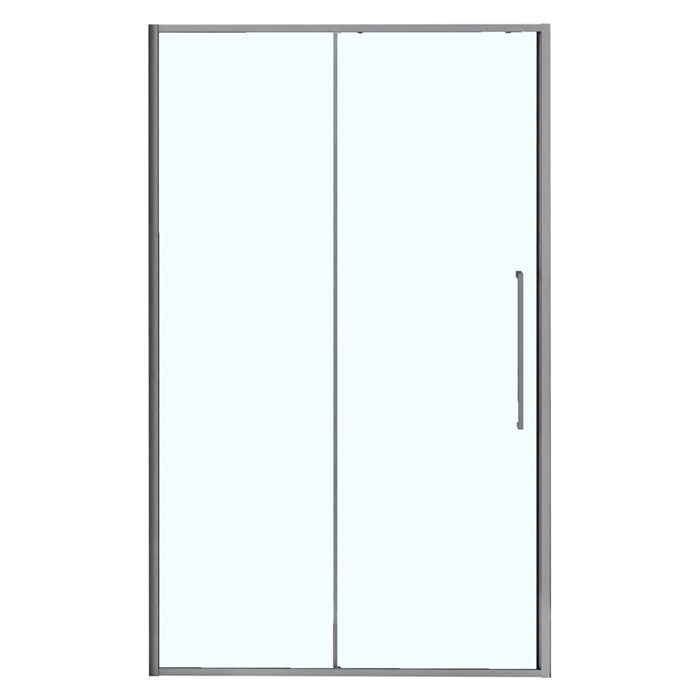 Душевая дверь Azario SHANGHAI 1000х1950 раздвижная, прозрачное стекло 6 мм, профиль матовый графит (AZ-Y43-100-MGR-CL) AZ-Y43-100-MGR-CL