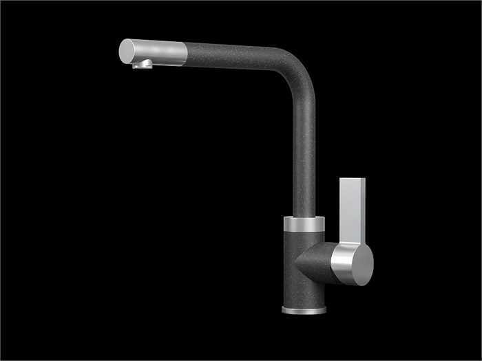 Смеситель для кухни GRANULA (5504, ЧЕРНЫЙ) 5504, ЧЕРНЫЙ