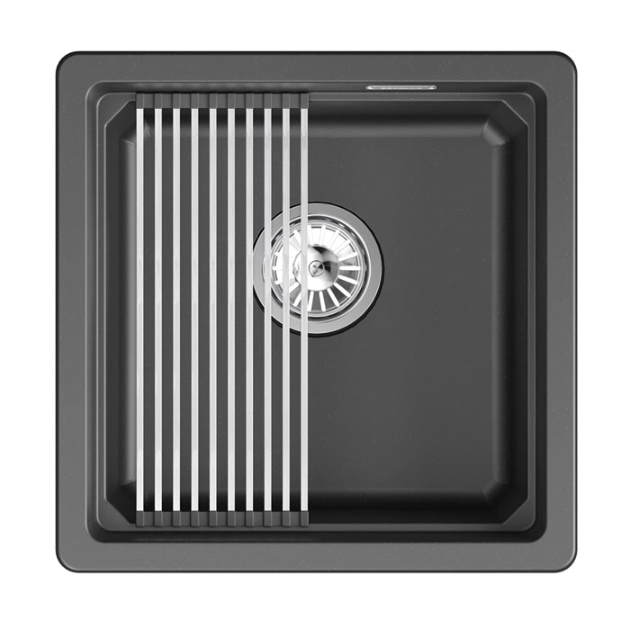 Кухонная мойка GRANULA кварц (4501iU, ШВАРЦ) 4501iU, ШВАРЦ