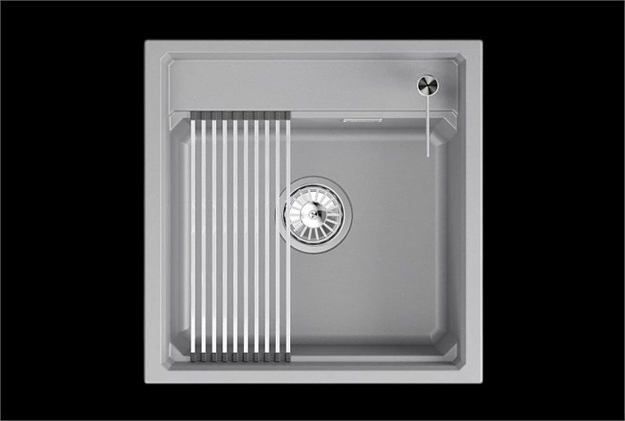 Кухонная мойка GRANULA кварц (5002i, АЛЮМИНИУМ) 5002i, АЛЮМИНИУМ