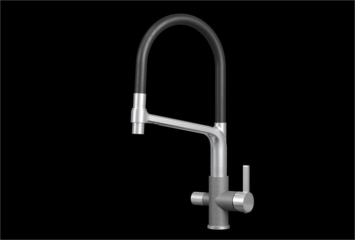 Смеситель для кухни GRANULA (5083, ГРАФИТ) 5083, ГРАФИТ