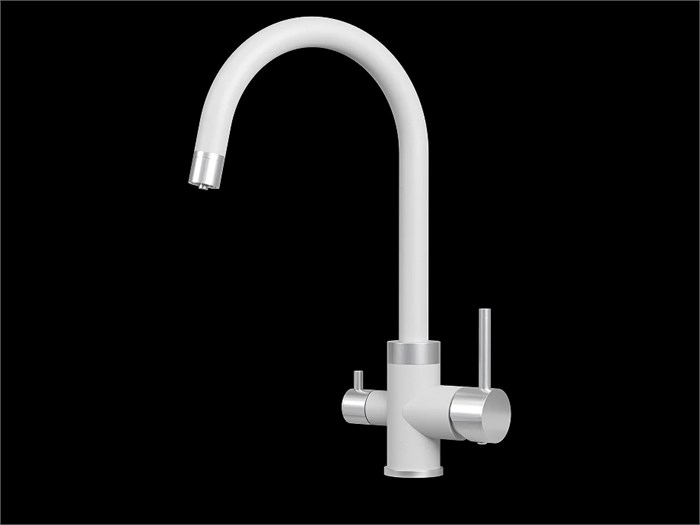Смеситель для кухни GRANULA (5169, АРКТИК (БЕЛЫЙ)) 5169, АРКТИК (БЕЛЫЙ)