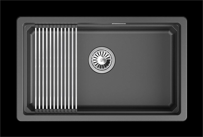 Кухонная мойка GRANULA кварц (7303iU, ШВАРЦ) 7303iU, ШВАРЦ