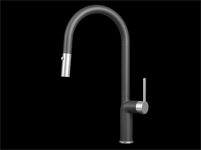 Смеситель для кухни GRANULA (9010, ЧЕРНЫЙ) 9010, ЧЕРНЫЙ