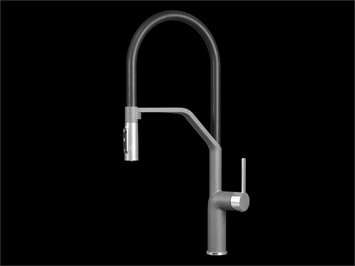 Смеситель для кухни GRANULA (9012, ГРАФИТ) 9012, ГРАФИТ