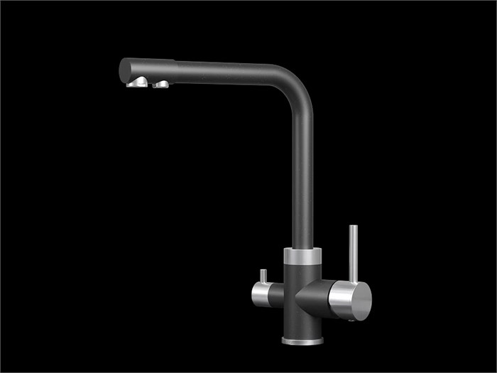 Смеситель для кухни GRANULA 5015, (5015, ШВАРЦ) 5015, ШВАРЦ