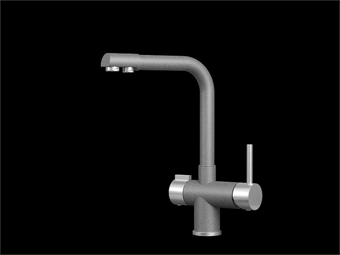 Смеситель для кухни GRANULA (5008, ГРАФИТ) 5008, ГРАФИТ