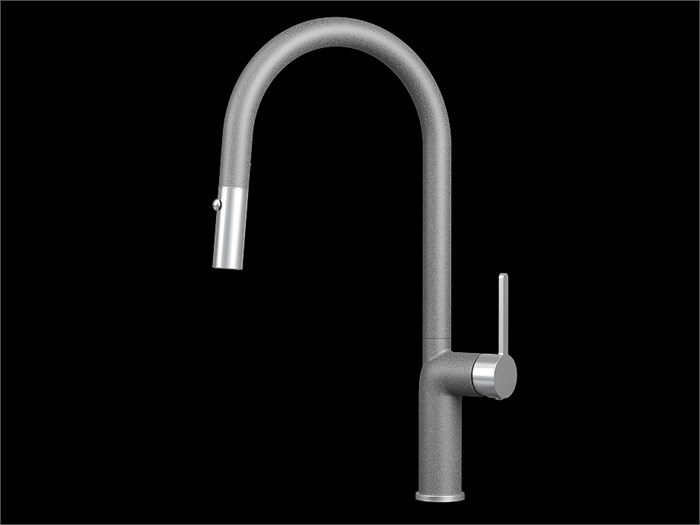 Смеситель для кухни GRANULA (9010, ГРАФИТ) 9010, ГРАФИТ