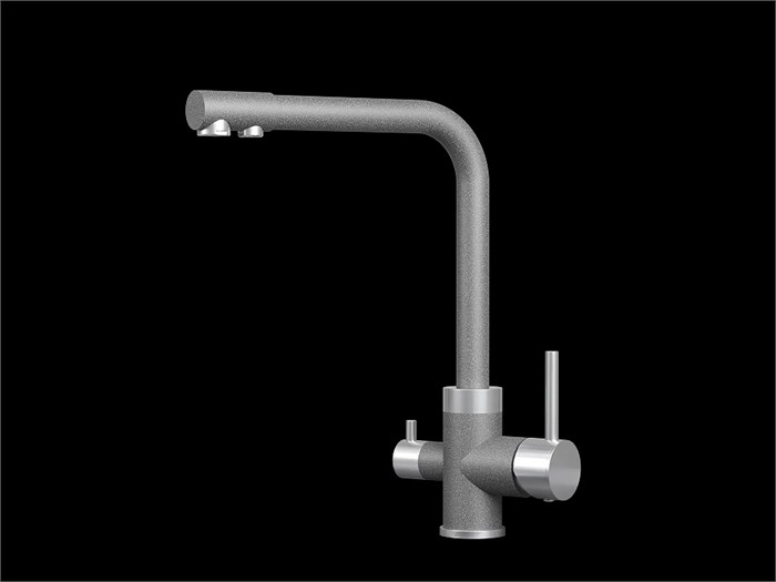 Смеситель для кухни GRANULA (5015, ГРАФИТ) 5015, ГРАФИТ