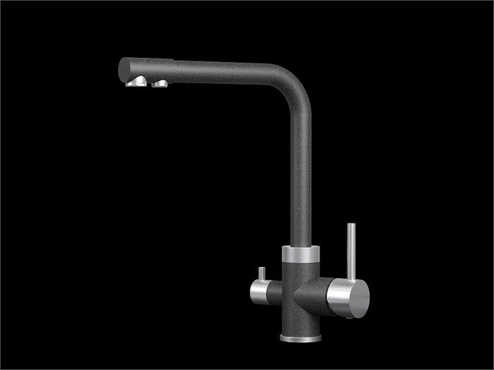 Смеситель для кухни GRANULA (5015, ЧЁРНЫЙ) 5015, ЧЁРНЫЙ