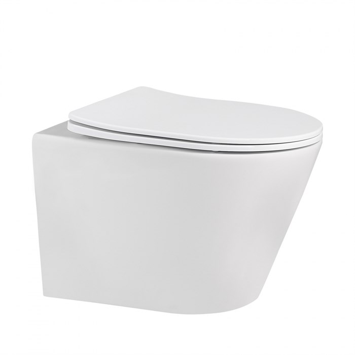 Унитаз ABBER Bequem AC1102MW подвесной белый матовый, безободковый AC1102MW