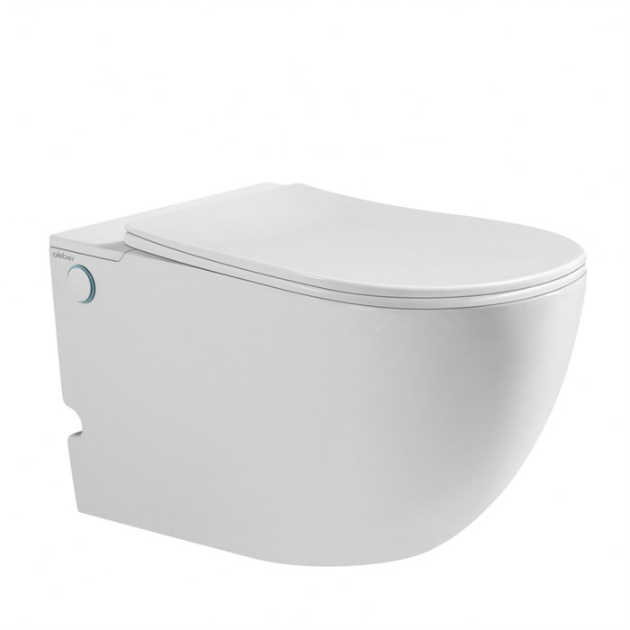 Унитаз ABBER Bequem AC1105P подвесной белый с импульсным смывом AC1105P