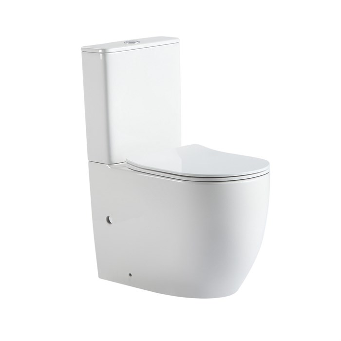 Унитаз ABBER Bequem AC1110T компакт белый, безободковый, смыв торнадо AC1110T